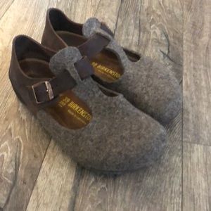 Birkenstock Paris Felt and Leather Shoe
